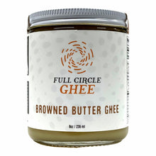 Load image into Gallery viewer, 8oz jar of Browned Butter Ghee from Full Circle Ghee