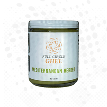 Load image into Gallery viewer, 8oz jar of Mediterranean Herbed Full Circle Ghee