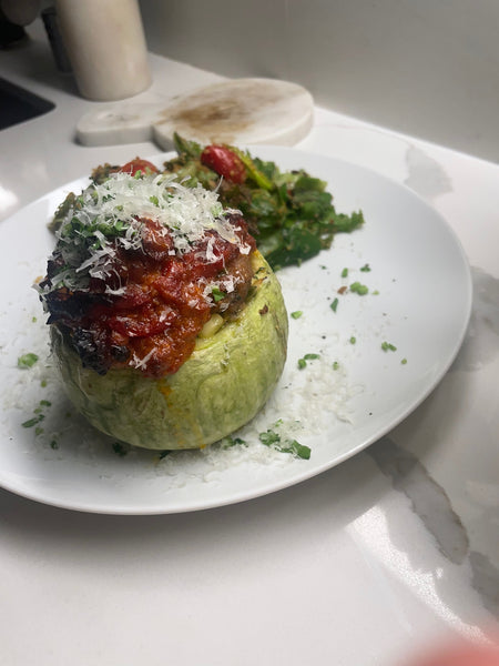 Roast Stuffed Squash “Bowls”