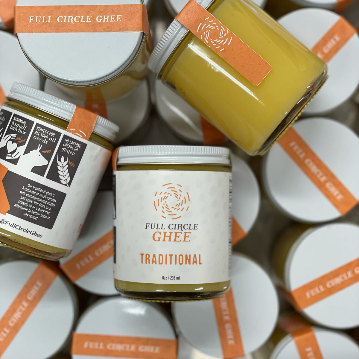 Full Circle Ghee offers unparalleled quality, flavor, and nutrition. We only source pasture raised butter from California ensuring you get the best quality, nutrient density, and flavor in your ghee.